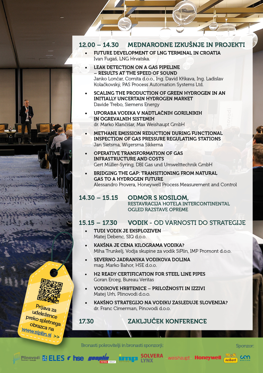 Program mednarodne konference 2024 - Prihodnost plina in vodik