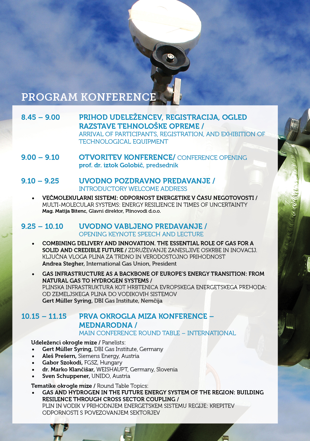 Program konference Plin 2026 Program konference Plin 2026